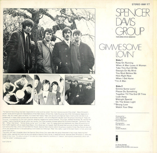The Spencer Davis Group - Gimme Some Lovin' - The Funkadoobian