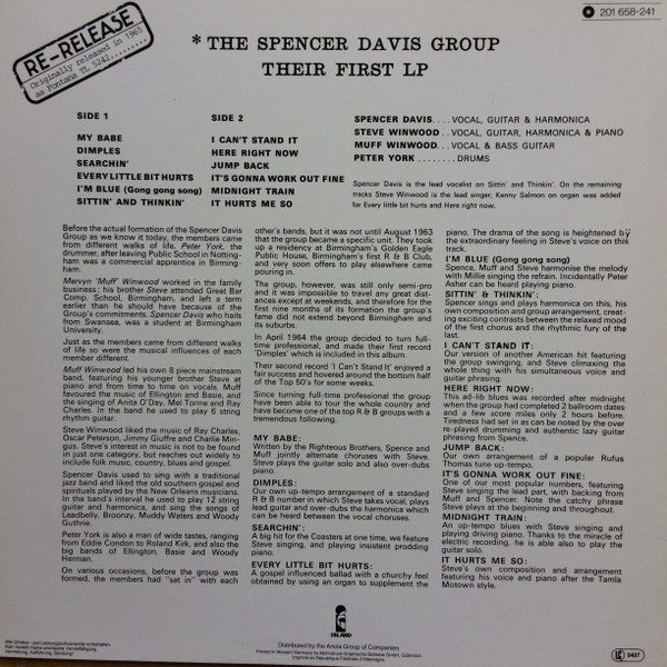 The Spencer Davis Group - Their First LP - The Funkadoobian