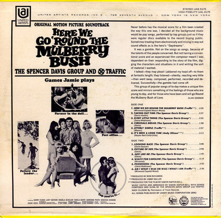 The Spencer Davis Group / Traffic - Here We Go 'Round The Mulberry Bush (Original Motion Picture Soundtrack) - The Funkadoobian