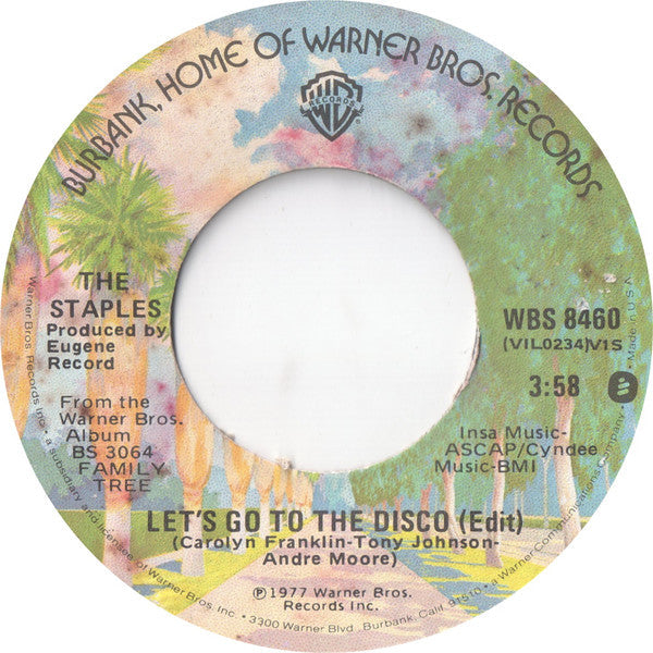The Staples - Let's Go To The Disco / See A Little Further (Than My Bed) - The Funkadoobian
