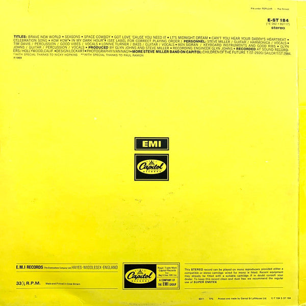 Steve Miller Band - Brave New World - The Funkadoobian