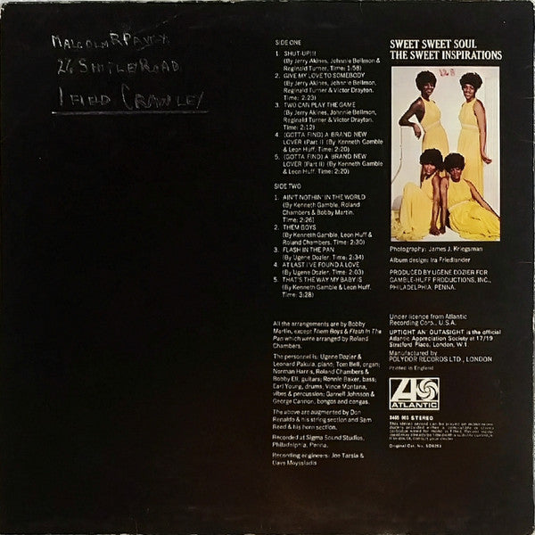 The Sweet Inspirations - Sweet Sweet Soul - The Funkadoobian