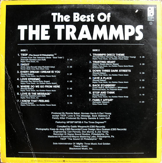 The Trammps - The Best Of The Trammps - The Funkadoobian