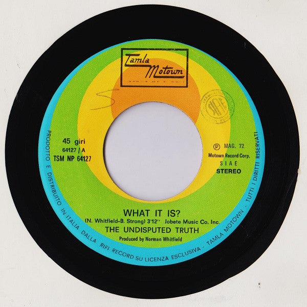 The Undisputed Truth - What It Is? / California Soul Pic Cover