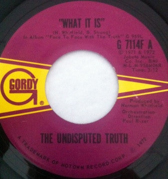 The Undisputed Truth - What It Is - The Funkadoobian