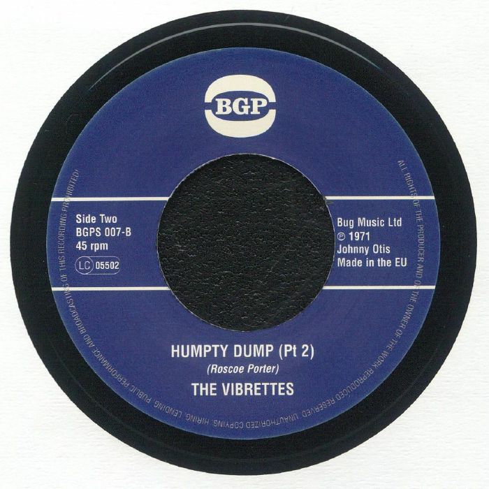 The Vibrettes　Humpty Dump Pt.1 Pt.2 The Vibrettes - The Humpty Dump Part 1 / Part 2 - BGPS007