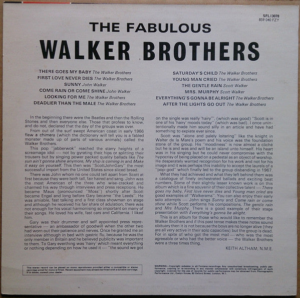 The Walker Brothers - The Fabulous Walker Brothers - The Funkadoobian