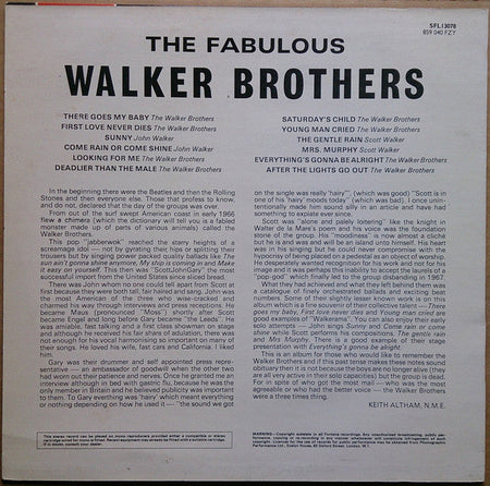 The Walker Brothers - The Fabulous Walker Brothers - The Funkadoobian
