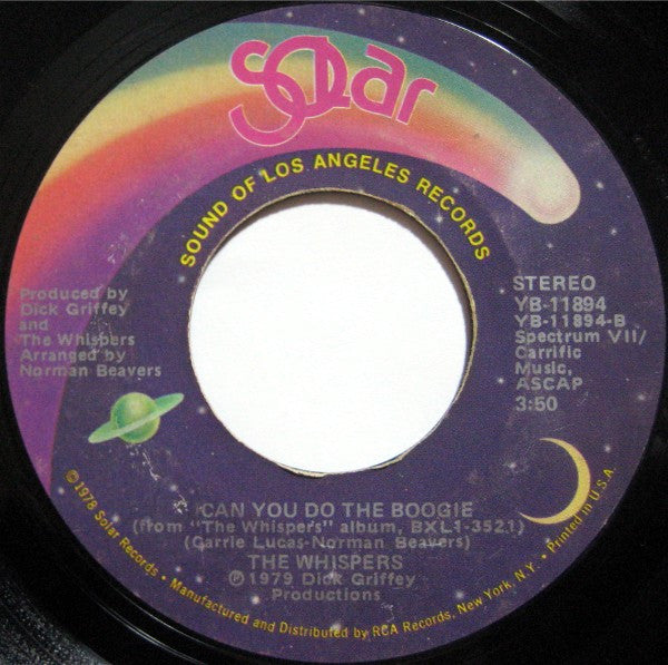 The Whispers - And The Beat Goes On 7"