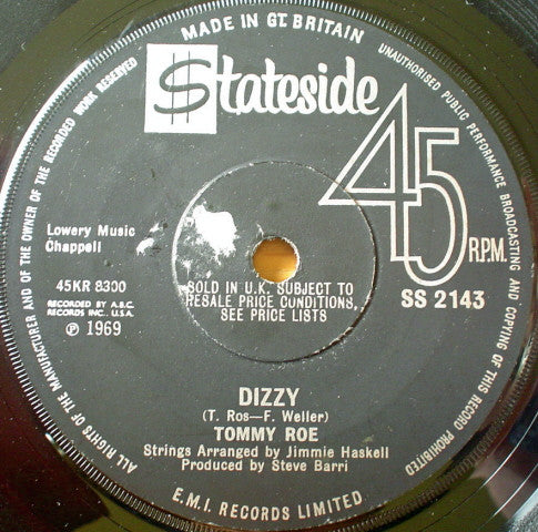 Tommy Roe - Dizzy - The Funkadoobian