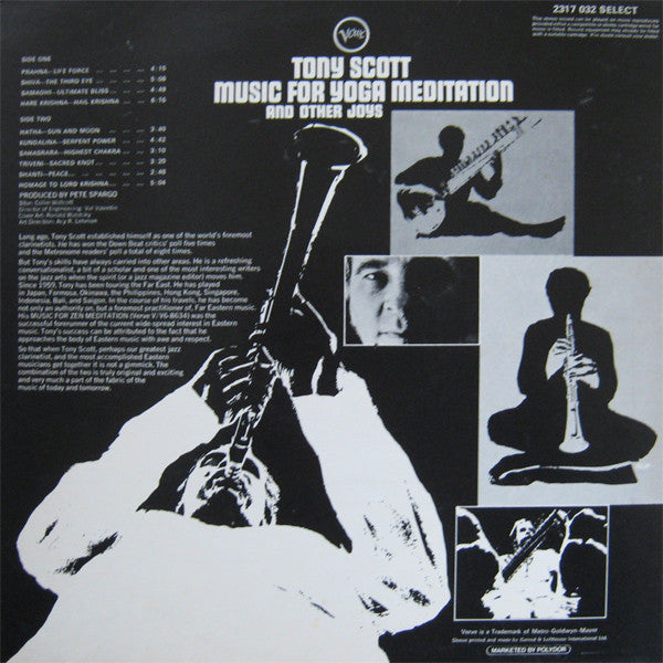 Tony Scott (2) - Music For Yoga Meditation And Other Joys - The Funkadoobian