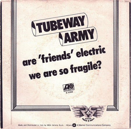 Tubeway Army - Are 'Friends' Electric - The Funkadoobian