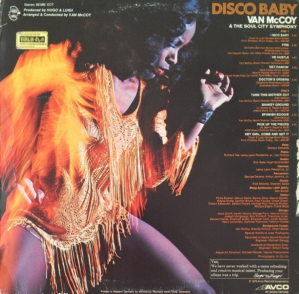 Van McCoy & The Soul City Symphony - Disco Baby - The Funkadoobian