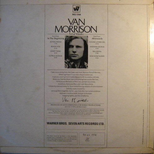 Van Morrison - Astral Weeks - The Funkadoobian
