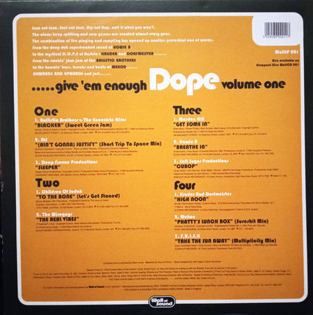 Various - Give 'em Enough Dope Volume One - The Funkadoobian