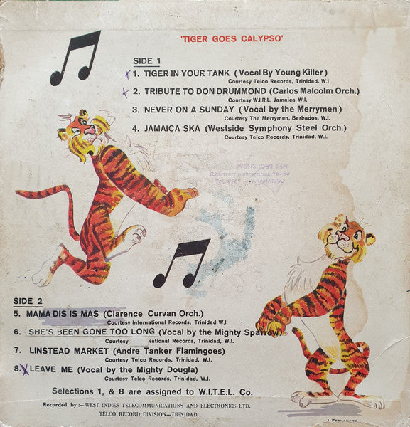 Various - Tiger Goes Calypso - The Funkadoobian