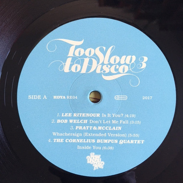 Various - Too Slow To Disco 3 - The Funkadoobian