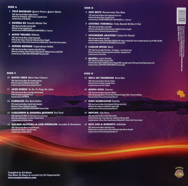 Various - Too Slow To Disco Brasil - The Funkadoobian