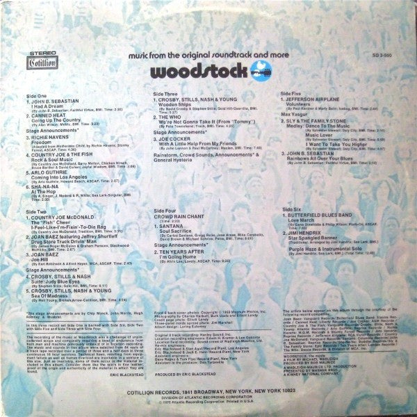 Various - Woodstock (Music From The Original Soundtrack And More)