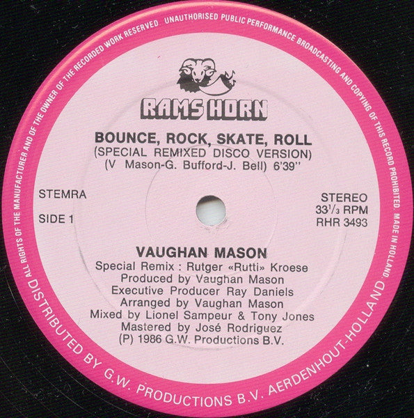 Vaughan Mason & Crew - Bounce Rock Skate Roll (Special Remixed Disco Version) - The Funkadoobian