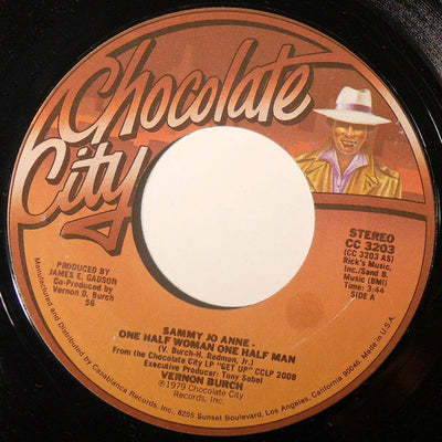 Vernon Burch – Sammy Jo Anne - One Half Woman One Half Man / Get Up