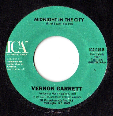 Vernon Garrett - Hey Young Girl / Midnight In The City - The Funkadoobian