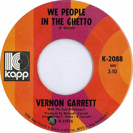 Vernon Garrett - We People In The Ghetto - The Funkadoobian