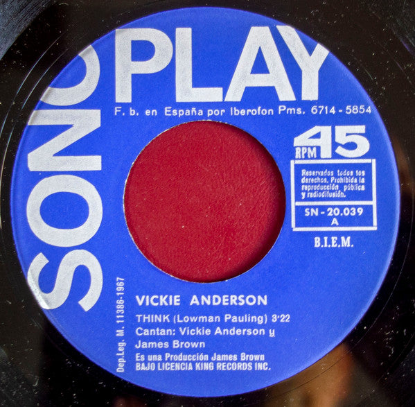 Vicki Anderson / James Brown - James Brown Presenta A Vickie Anderson
