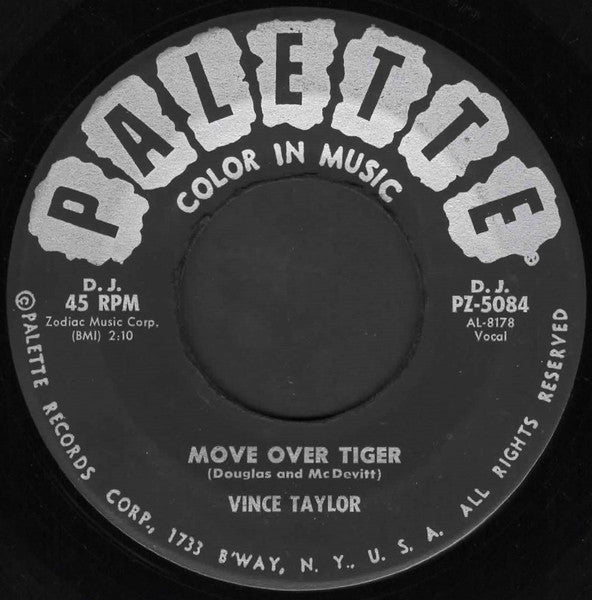 Vince Taylor - What-Cha-Gonna Do / Move Over Tiger - The Funkadoobian