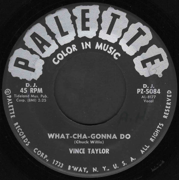 Vince Taylor - What-Cha-Gonna Do / Move Over Tiger - The Funkadoobian