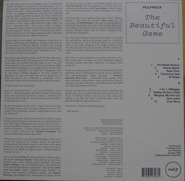 Vulfpeck - The Beautiful Game, Vinyl, LP Album – The Funkadoobian