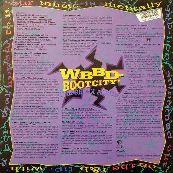 Bell Biv DeVoe - WBBD - Bootcity! (Remix Album) - The Funkadoobian
