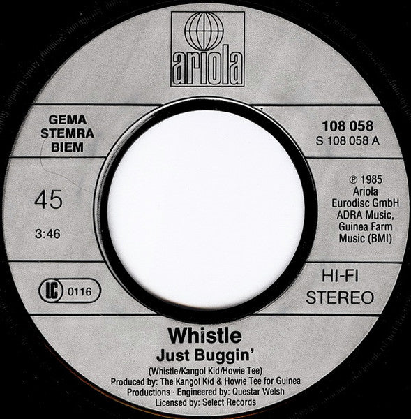 Whistle - (Nothing Serious) Just Buggin'