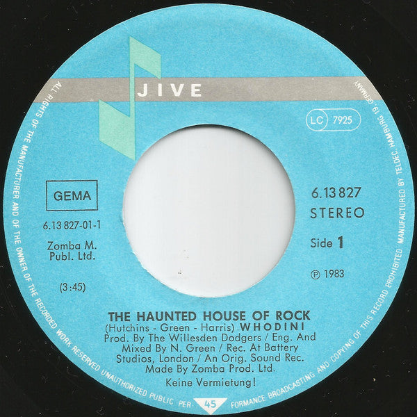 Whodini - The Haunted House Of Rock