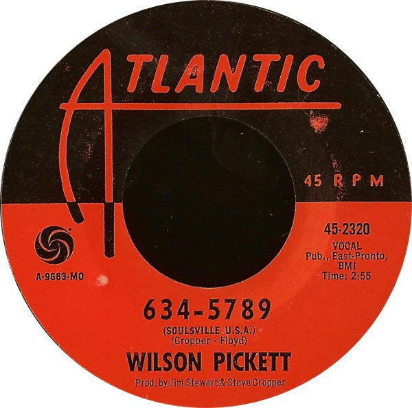 Wilson Pickett - 634-5789 (Soulsville U.S.A.) / That's A Man's Way - The Funkadoobian
