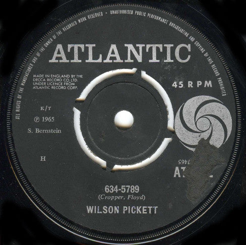 Wilson Pickett - 634-5789 - The Funkadoobian