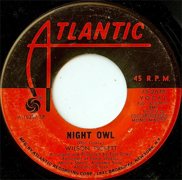 Wilson Pickett - Hey Joe / Night Owl - The Funkadoobian