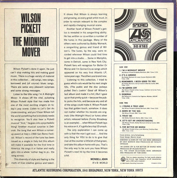 Wilson Pickett - The Midnight Mover - The Funkadoobian