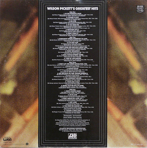 Wilson Pickett - Wilson Pickett's Greatest Hits - The Funkadoobian