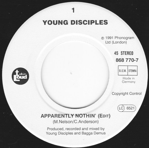 Young Disciples - Apparently Nothin'